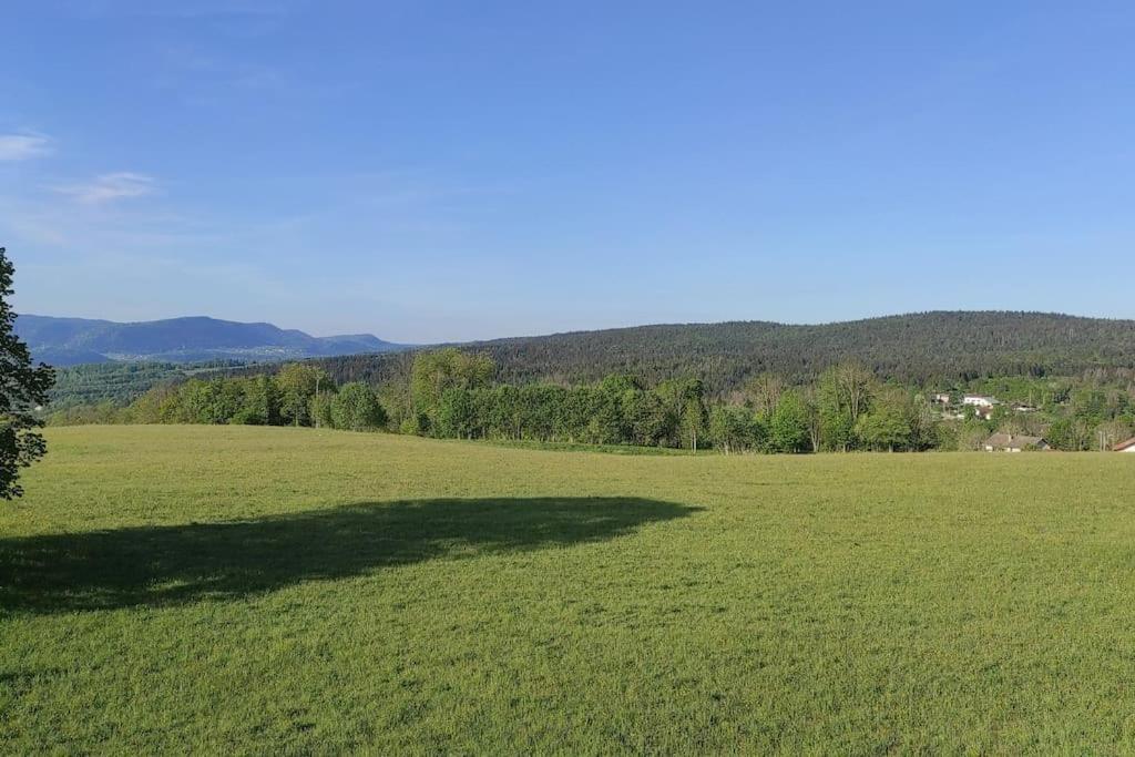 Studio Avec Belle Vue Proche Du Lac Genin Echallon Exterior foto